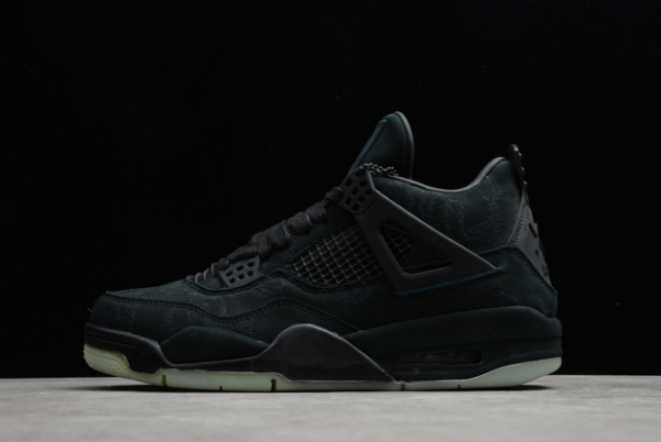 Brand New KAWS x Air Jordan 4 Black/Clear Glow AJ4-749347