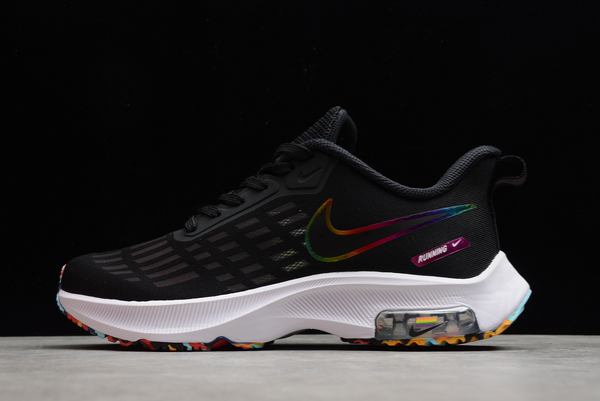 Cheap Sale Nike Air Zoom Structure 38X Black/Multi-Color Running Shoes DJ3128-003