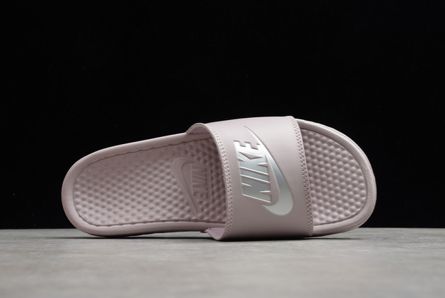 Cheap Sale Nike Benassi Jdi Particle Rose/Metallic Silver For Women 343881-614