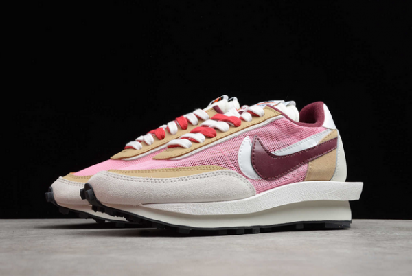 Fashion 2021 Sacai x Nike LDWaffle Daybreak White/Grey-Pink BV0073-500-2