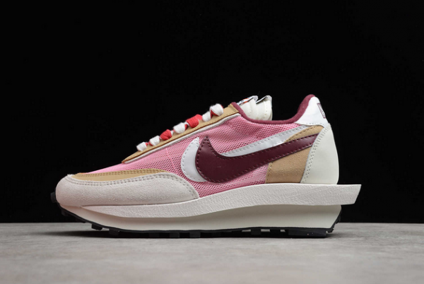 Fashion 2021 Sacai x Nike LDWaffle Daybreak White/Grey-Pink BV0073-500