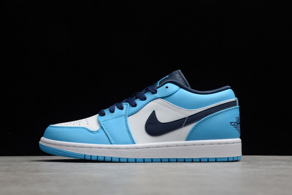 Fashion Nike Air Jordan 1 Low “UNC” Basketball Shoes Outlet Sale 553558-144