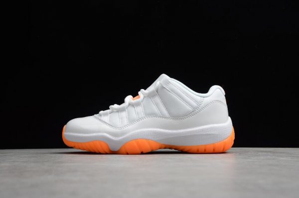 Hot Sale Air Jordan 11 Retro Low Bright Citrus White Mens Sneakers AH7860-139