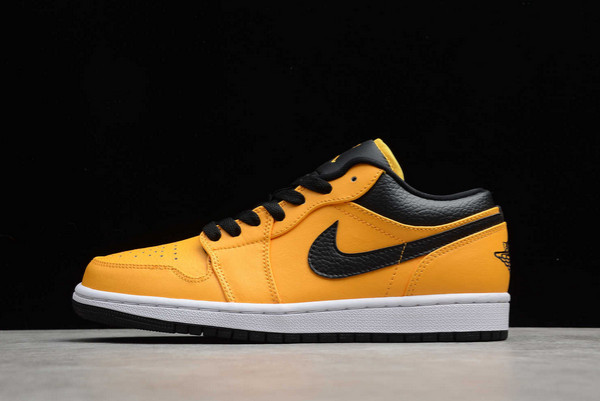 Hot Sale Nike Air Jordan 1 Low University Gold/Black-White Online 553558-700