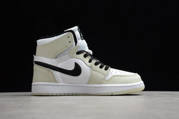 New Air Jordan 1 Zoom Comfort White/Light Bone-Black Outlet Sale CT0979-002-2