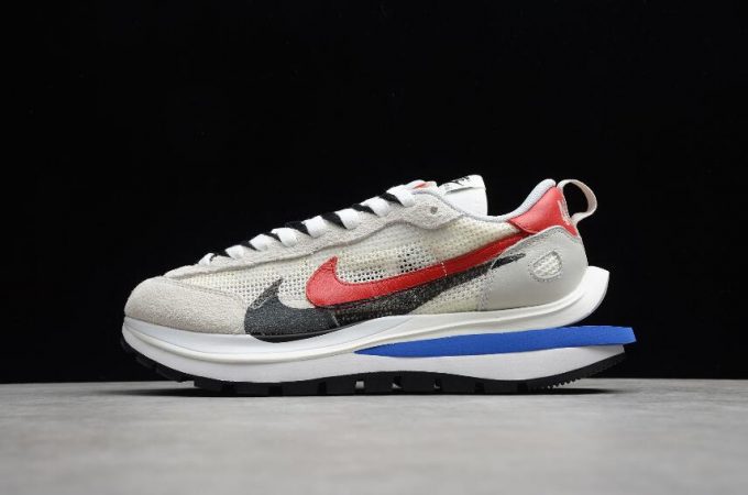 New Nike Vaporwaffle x Sacai Sail Sport Fuchsia Light Bone Outlet Sale CV1363-100