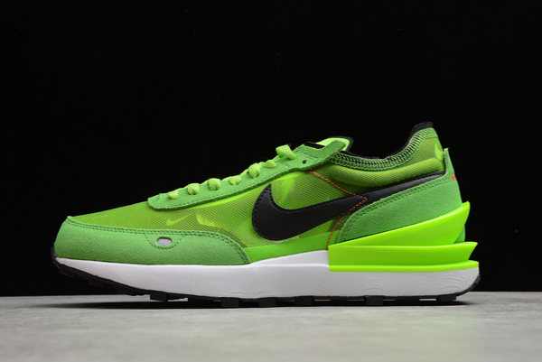 New Release 2021 Sacai x Nike LDWaffle Fluorescent Green/Black BV0073-001