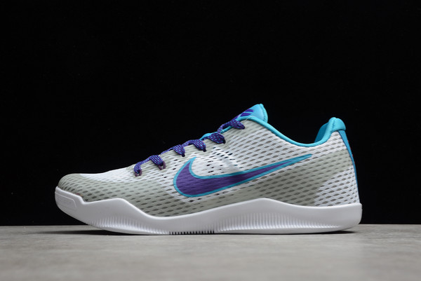 New Sale Nike Kobe 11 EP “Draft Day” White/Blue Lagoon-Court Purple 836184-154