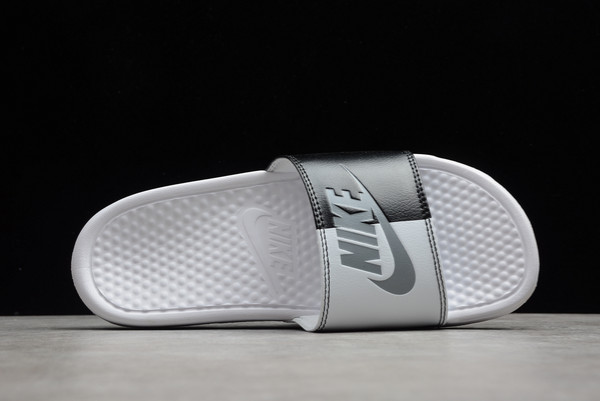 Shop Nike Benassi Jdi White/Purple Platinum-Black Online 631261-039