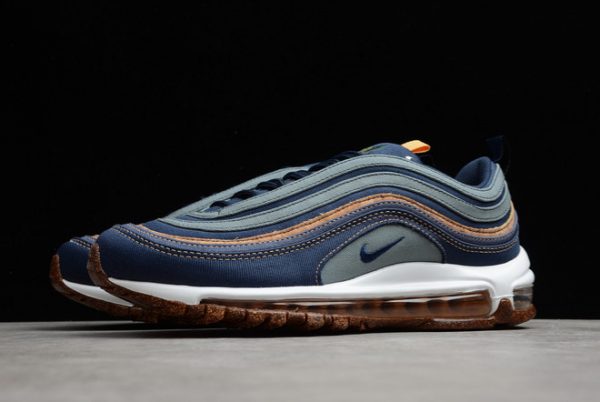 2021 Release Nike Air Max 97 Hasta/Obsidian/Thunder Blue/Bucktan/White/Wheat DC3986-300-4