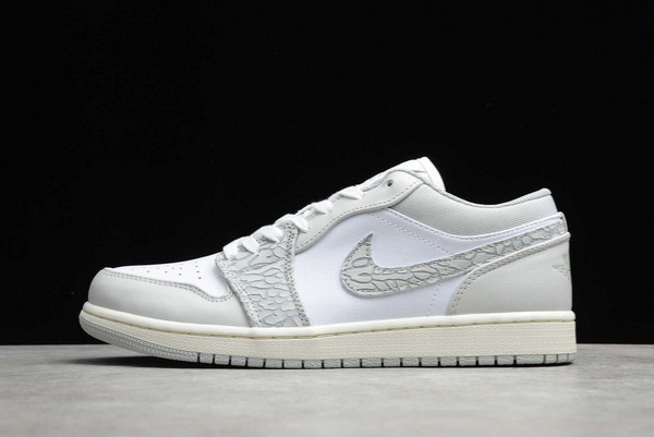 Cheap Sale Air Jordan 1 Low PRM “Elephant Print” Outlet DH4269-100