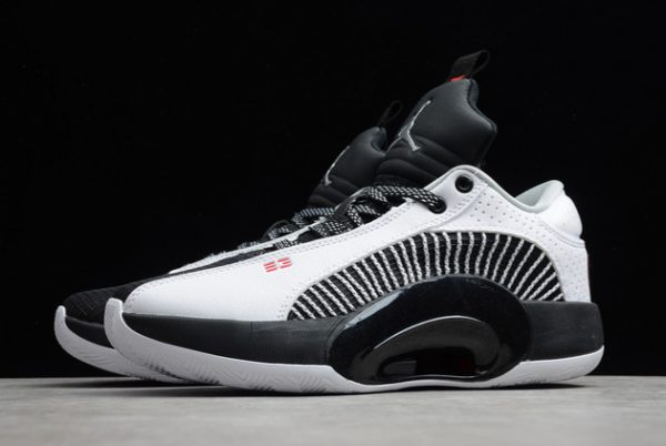 Hot Sale Air Jordan 35 Low PF "White Black" For Discount CW2459-101-2