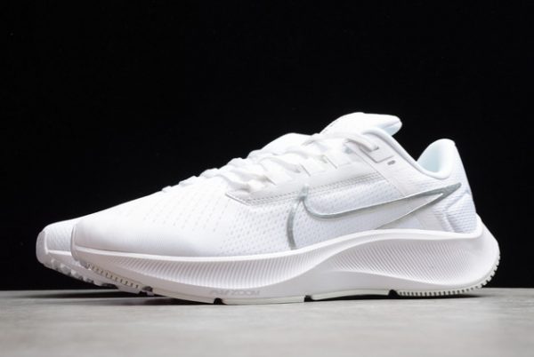 Hot Sale Nike Air Zoom Pegasus 38 White/Metallic Silver-Pure Platinum Running Shoes CW7358-100-2