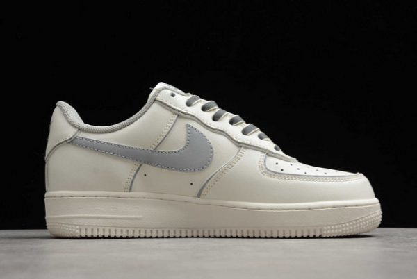 Men/Women Nike Air Force 1 Low Supreme AF1 Beige Grey Cheap Sale BQ8228-366-1