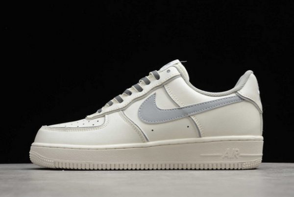 Men/Women Nike Air Force 1 Low Supreme AF1 Beige Grey Cheap Sale BQ8228-366