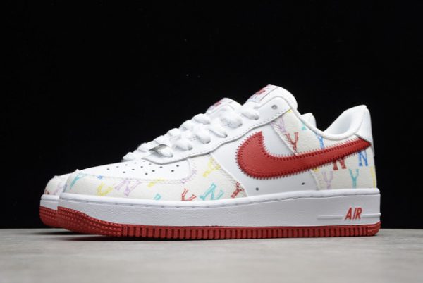 New Arrival Nike Air Force 1 ’07 Low AF1 NY White Red Sneakers 315122-443-2