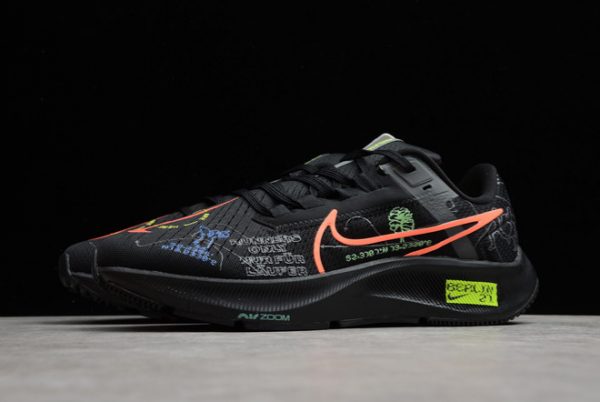 Newness Nike Air Zoom Pegasus 38 Black/Orange-Volt Sale Online DN9256-001-2