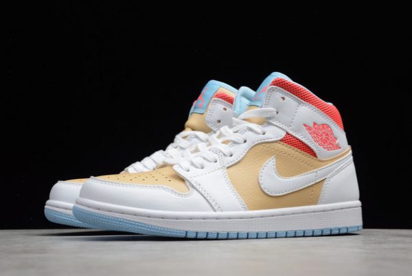 Shop Nike Air Jordan 1 Mid SE “Sesame” For Men and Women CZ0774-200-2