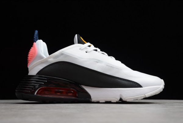 Shop Nike Air Max 2090 White/Black/Pink Glow/Starfish New Release DC4464-100-1