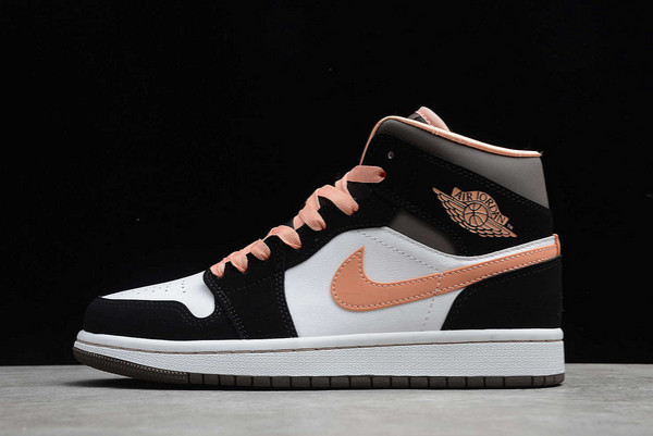 2021 Release Air Jordan 1 Mid SE Peach Mocha Outlet Sale DH0210-100