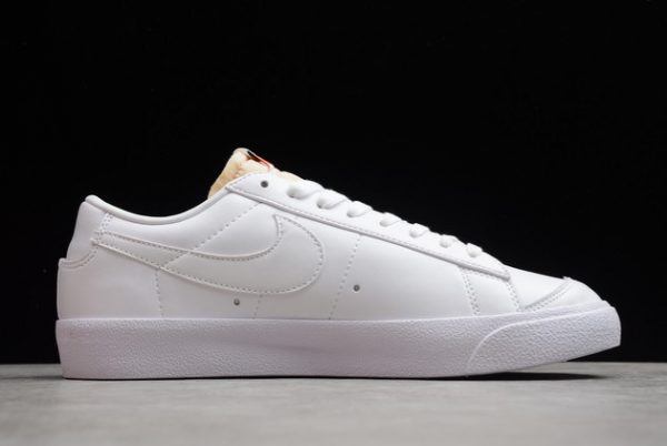 2021 Release Nike Blazer Low “Triple White” Sneakers For Men and Women DC4769-101-1