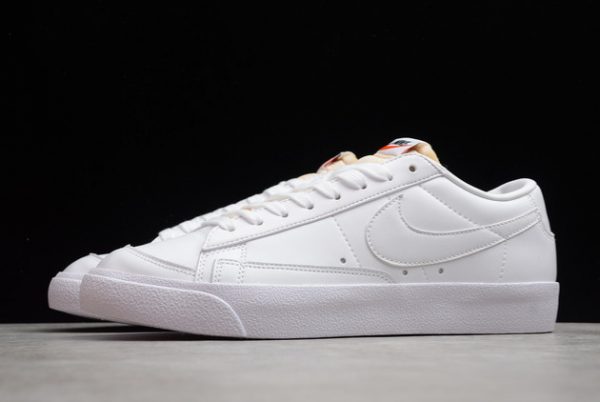 2021 Release Nike Blazer Low “Triple White” Sneakers For Men and Women DC4769-101-2