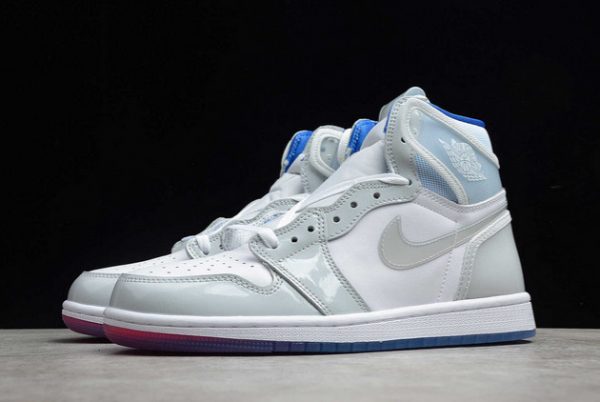 Best Sale Air Jordan 1 High Zoom "Racer Blue" Basketball Shoes CK6637-104-2