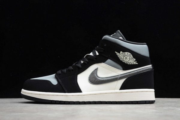 Best Sale Nike Air Jordan 1 Mid SE “Satin Smoke Grey” 852542-011