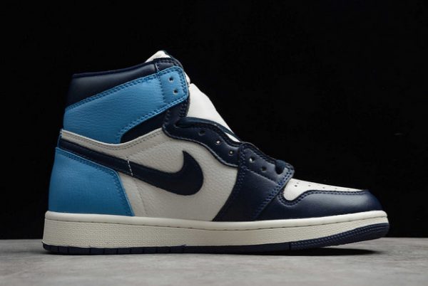 Cheap Sale Air Jordan 1 Retro High OG “Obsidian” Basketball Shoes 555088-140-1