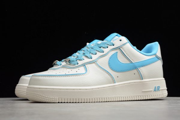 Cheap Sale Nike Air Force 1 07 SU19 Beige Blue Shoes UH8958-066-2