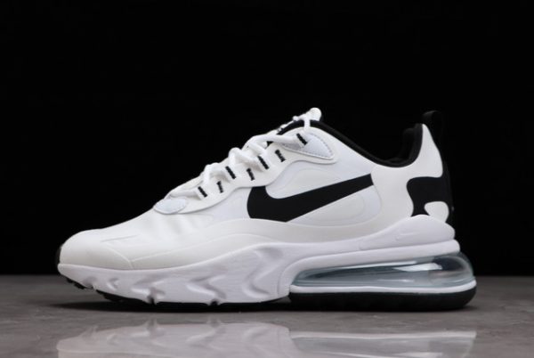 Classic Nike Air Max 270 React White Black Running Shoes CT1264-102