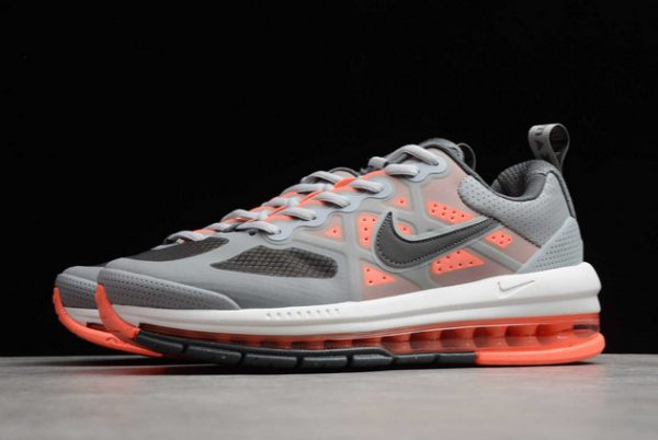 Fashion Nike Air Max Genome “Bright Mango” Light Smoke Grey Shoes CW1648-004-2