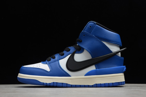 Hot Sale Ambush x Nike Dunk High “Deep Royal Blue” Skateboard Shoes CU7544-400