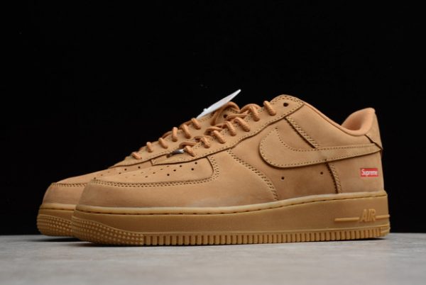 Hot Sale Suppeme x Nike Air Force 1 Low “Flax” For Cheap DN1555-200-2