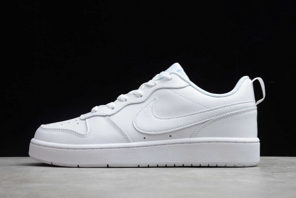 Latest Drop Nike Court Borough Low 2 GS White Lifestyle Shoes BQ5448-100