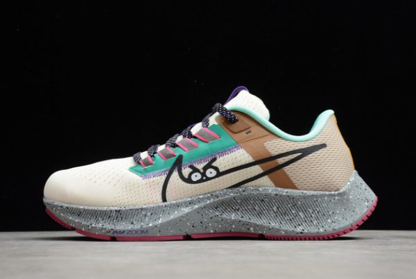 Men and Women Nike Air Zoom Pegasus 38 Beige Running Shoes DO2337-100