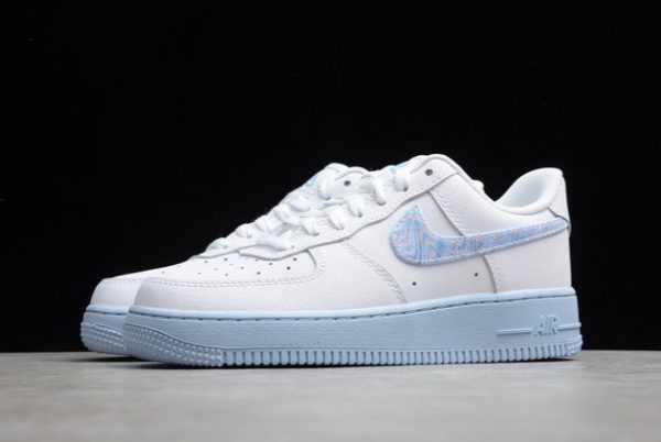 Men/Women Nike Air Force 1 "Hydrogen Blue" Lifestyle Shoes CZ0377-100-2