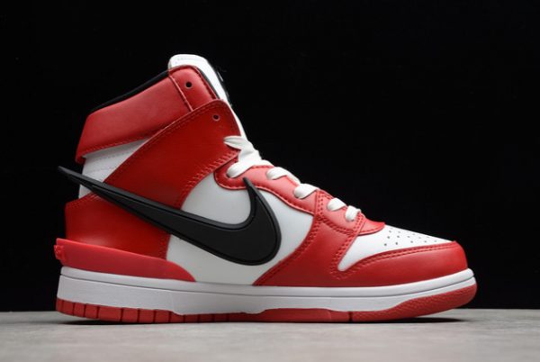 Most Popular Ambush x Nike Dunk High Varsity Red Black White Outlet Sale CU7544-102-1