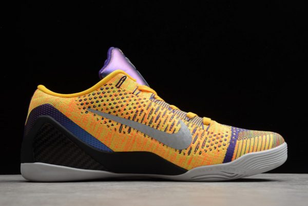 Most Popular Nike Kobe 9 IX Purple Yellow Black Running Shoes 630487-500-2