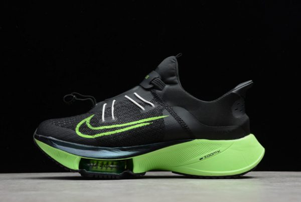 New Release Nike Air Zoom Tempo NEXT% FlyEase Black Green Outlet Sale CV1889-400