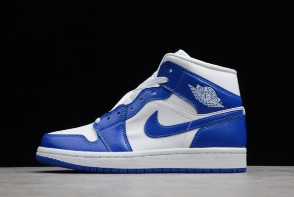 Nike Air Jordan 1 Mid “Hyper Royal” Basketball Shoes BQ6472-104