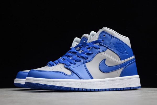 Nike Air Jordan 1 Mid Iron Purple Deep Royal Outlet Sale DH7821-500-2