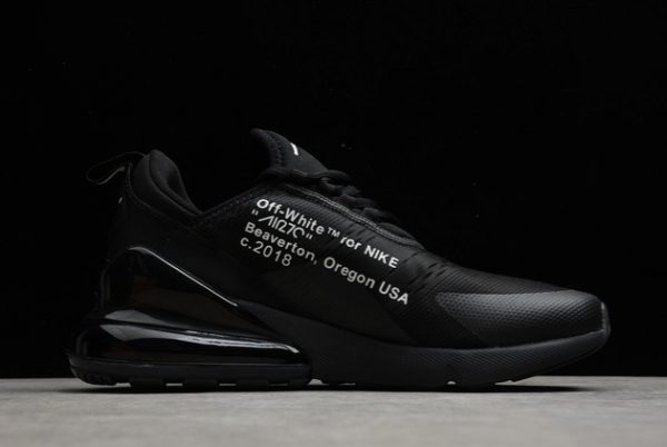 Shp Men/Women Off White x Nike Air Max 270 Black Online AH8050-005-1