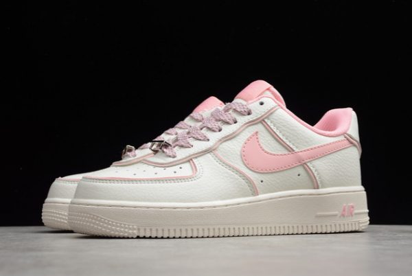 Womens Nike Air Force 1 ’07 SU19 AF1 Beige Pink Outlet Sale UH8958-033-2