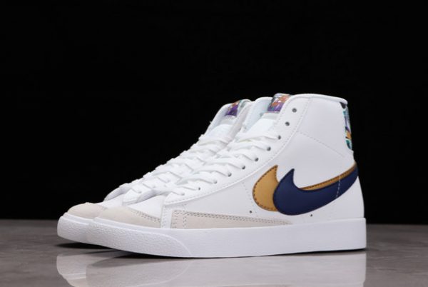 Womens Nike Blazer Mid ’77 SE Double Swoosh White DD1847-102-1