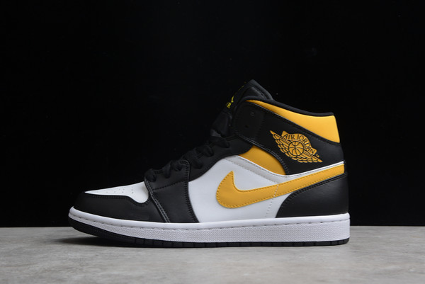 Best Selling Air Jordan 1 Mid "Black University Gold" 554724-177