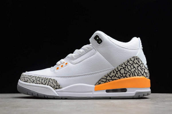 Best Selling Air Jordan 3 Retro Tinker NRG White Laser Orange Sneakers DC9246-108