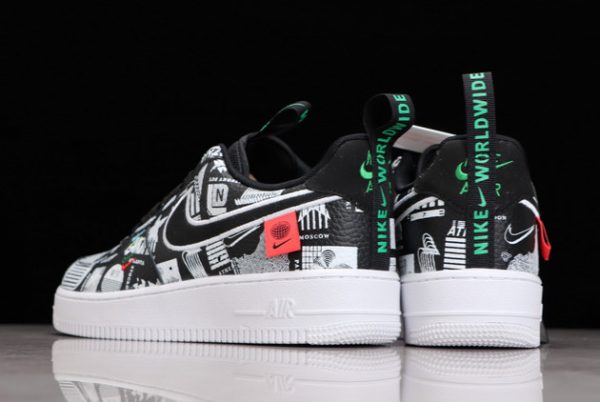 Hot Sale Nike Air Force 1 Low Worldwide Black/White CZ5927-001-3