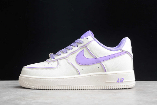 Shop Nike Air Force 1 ’07 SU19 AF1 Beige Purple Best Price UH8958-055