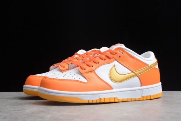 Shop Nike Dunk Low White/Orange Blaze-Gold Outlet Online CU1726-002-2